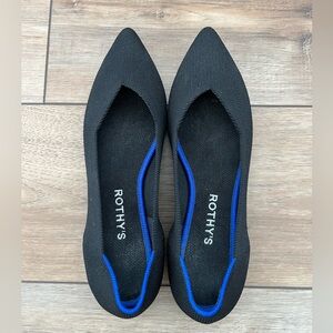 Rothy’s - The Point II, Black, 8.5